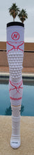 Load image into Gallery viewer, 2024 Nasty Sports White and Pink Knee Sleeve with Integrated Pad