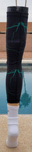 Load image into Gallery viewer, 2024 Nasty Sports Black and Green Knee Sleeve with Integrated Pad

