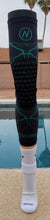 Load image into Gallery viewer, 2024 Nasty Sports Black and Green Knee Sleeve with Integrated Pad
