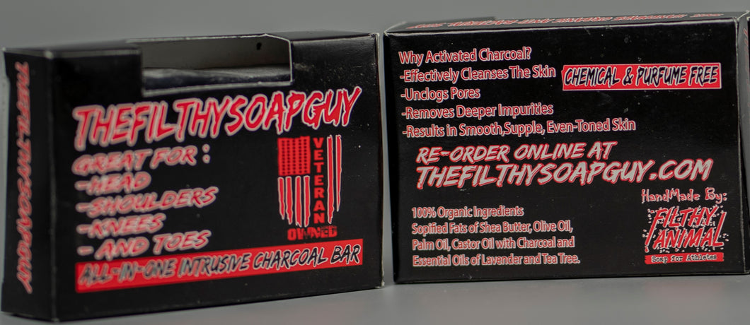 TheFilthySoapGuy's All In One Intrusive Charcoal Bar